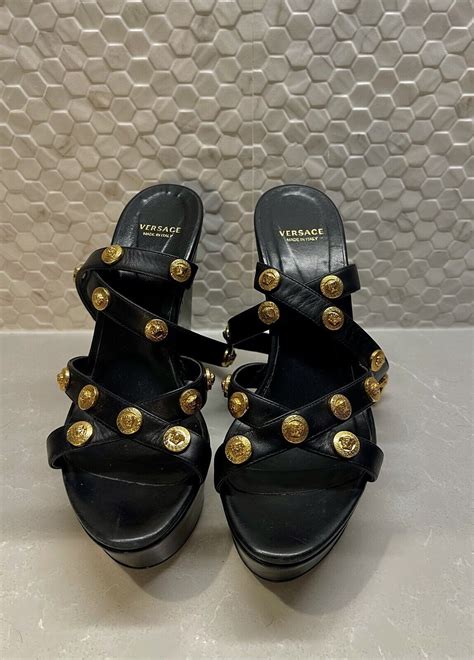 versace pullover medusa sale|versace medusa platform heels.